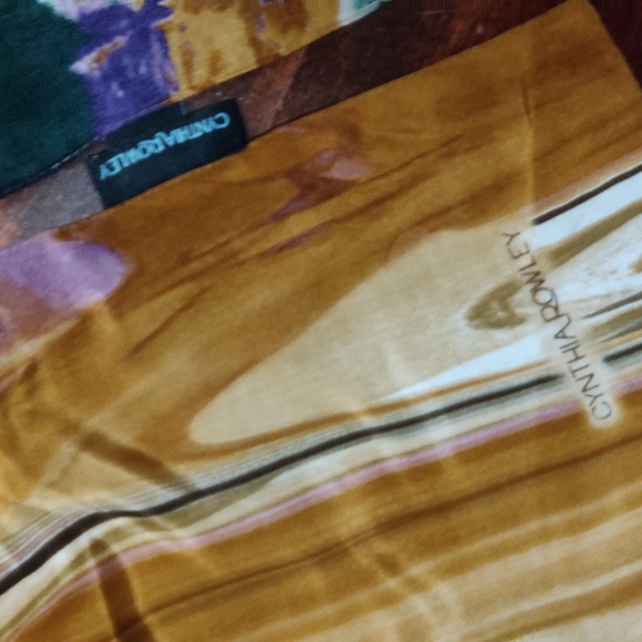 Gorgeous Cynthia Rowley Long Silk Scarf - Picture 6 of 13